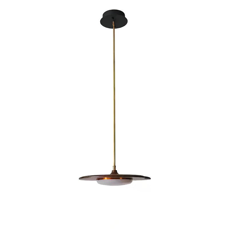 Lustre Dauphine en bois et métal – vue 5