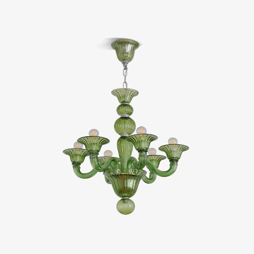 Lustre Néroli en verre et métal – vue 35