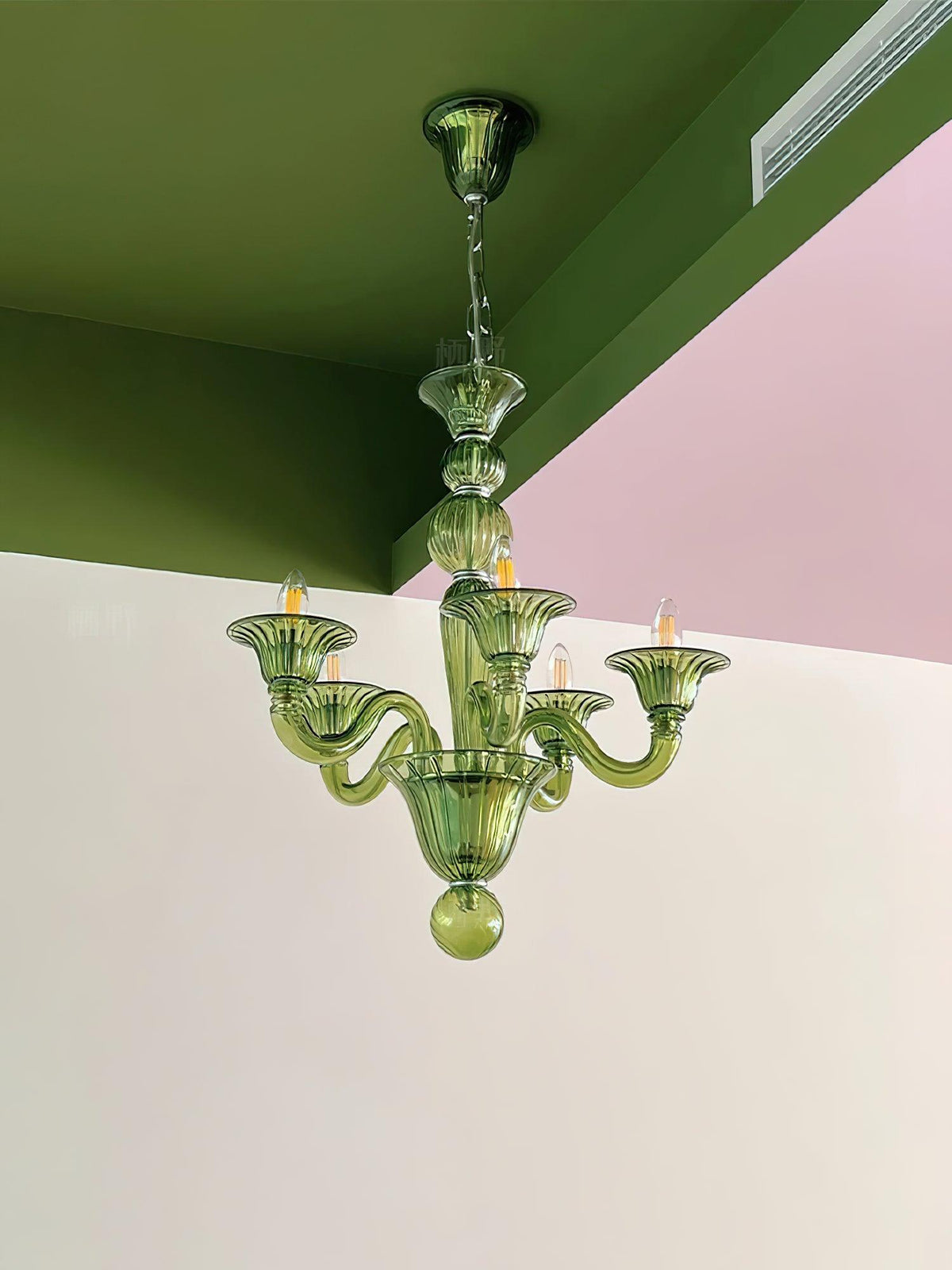 Lustre Néroli en verre et métal – vue 55