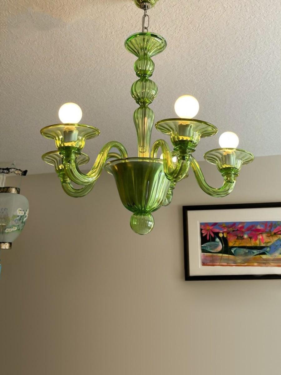 Lustre Néroli en verre et métal – vue 29