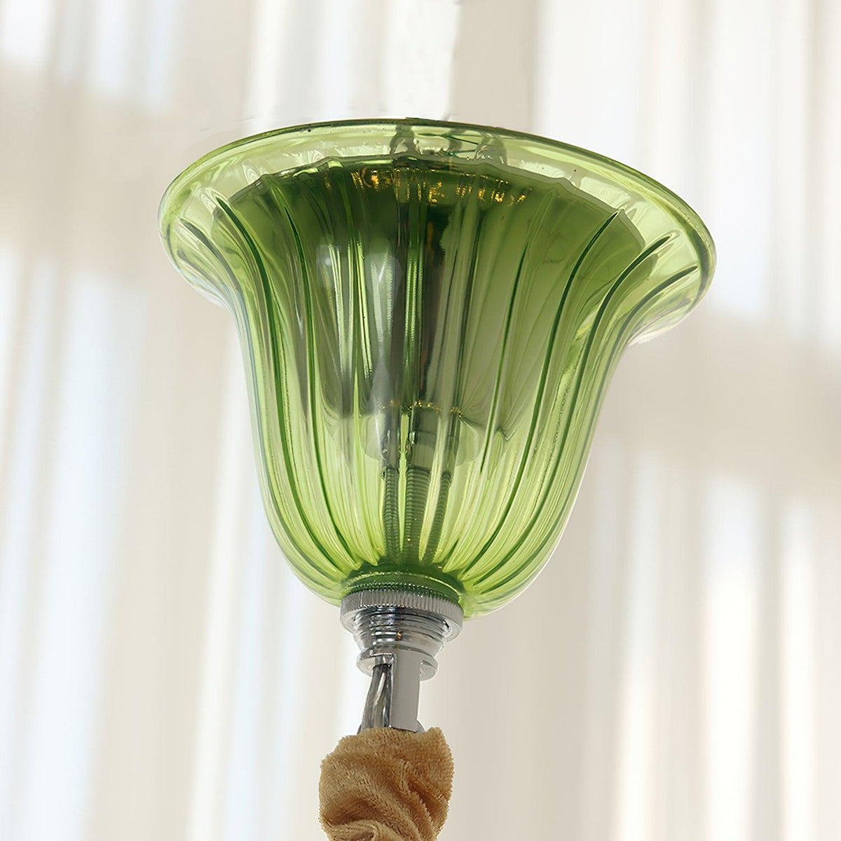 Lustre Néroli en verre et métal – vue 42