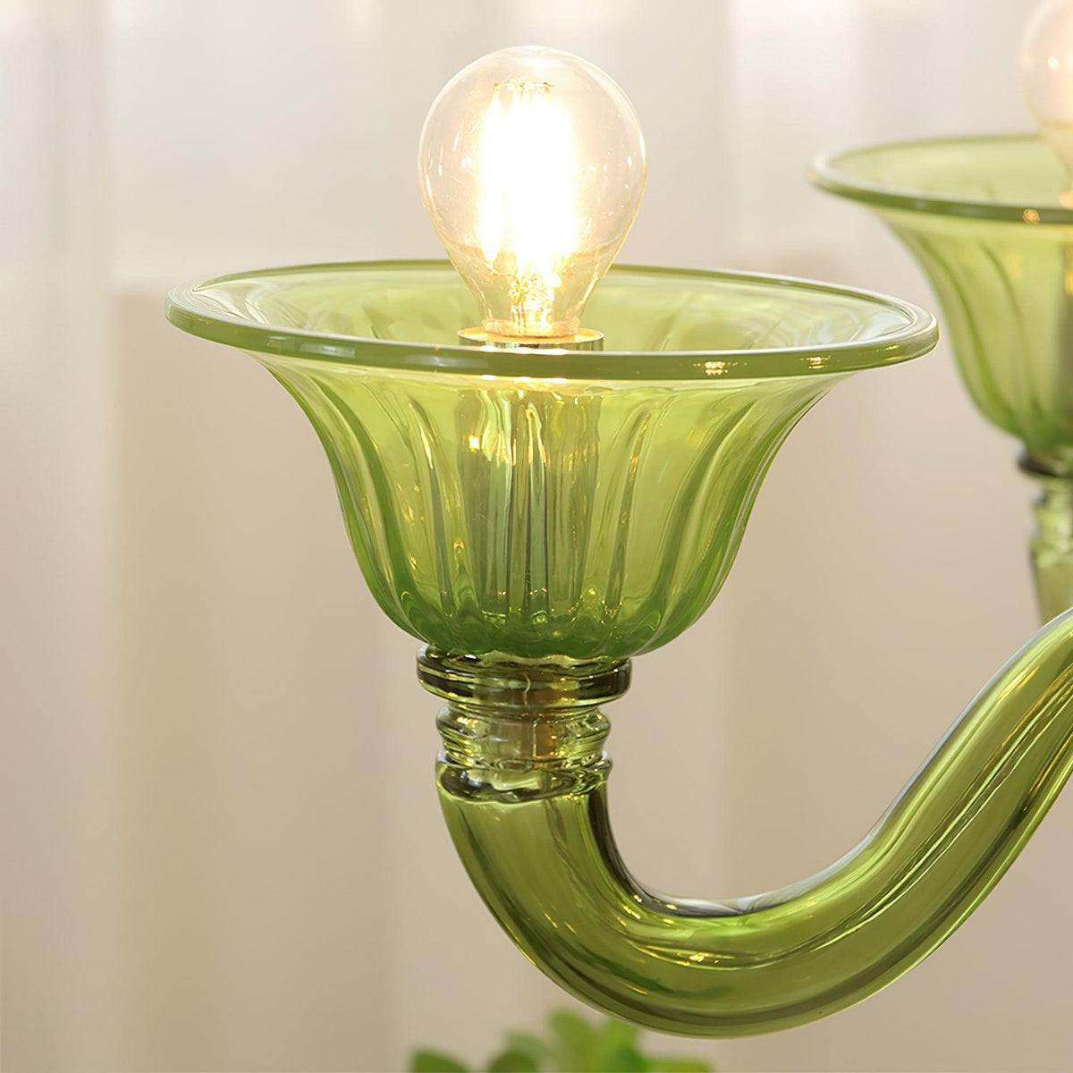 Lustre Néroli en verre et métal – vue 43