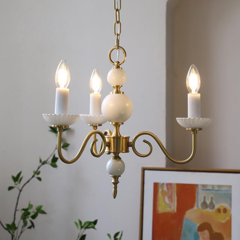 Lustre Voilier en verre et laiton – vue 27