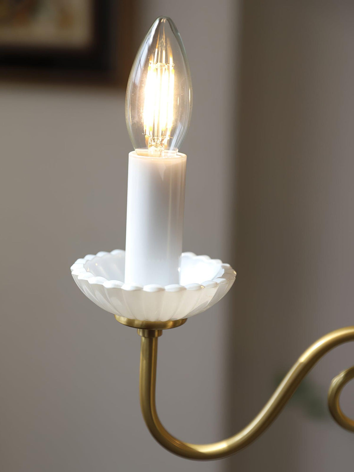 Lustre Voilier en verre et laiton – vue 21