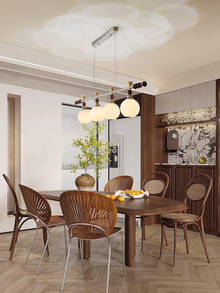 Suspension Estuaire en bois et verre – vue 42