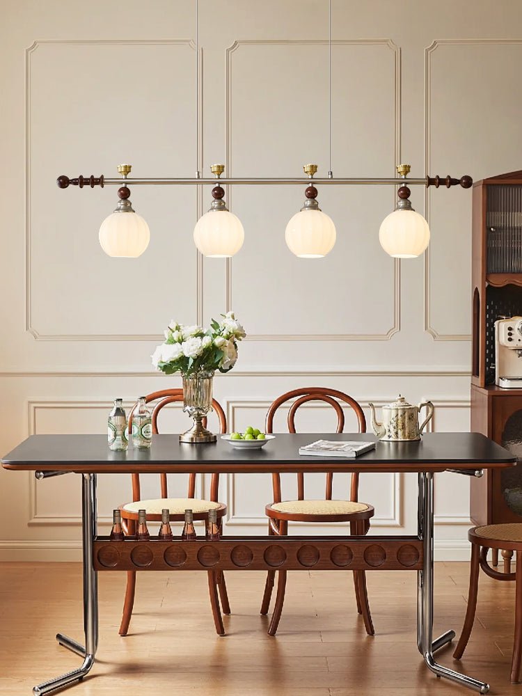Suspension Estuaire en bois et verre – vue 13