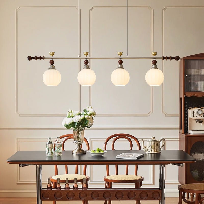 Suspension Estuaire en bois et verre – vue 4