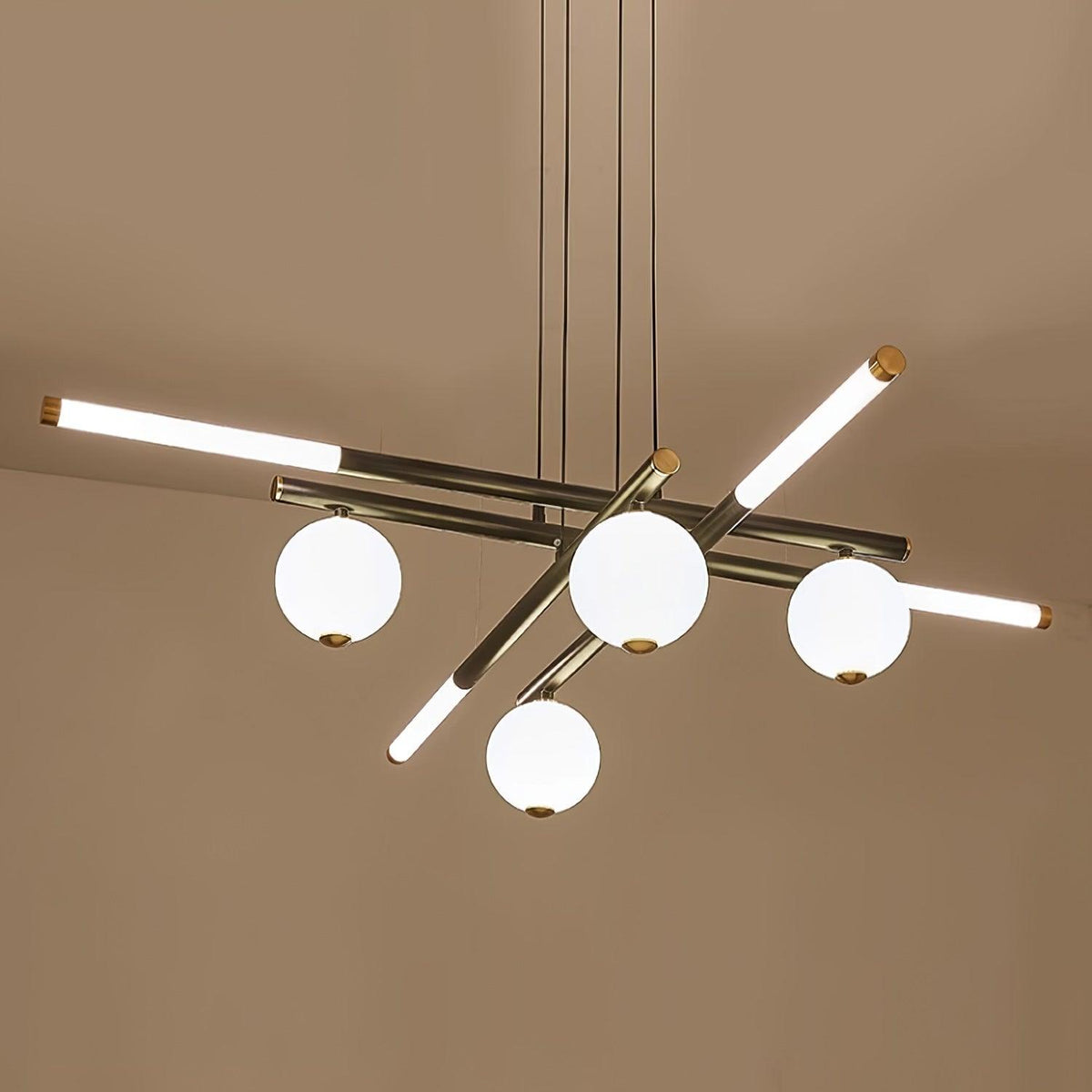 Lustre Mathilde en aluminium – vue 18