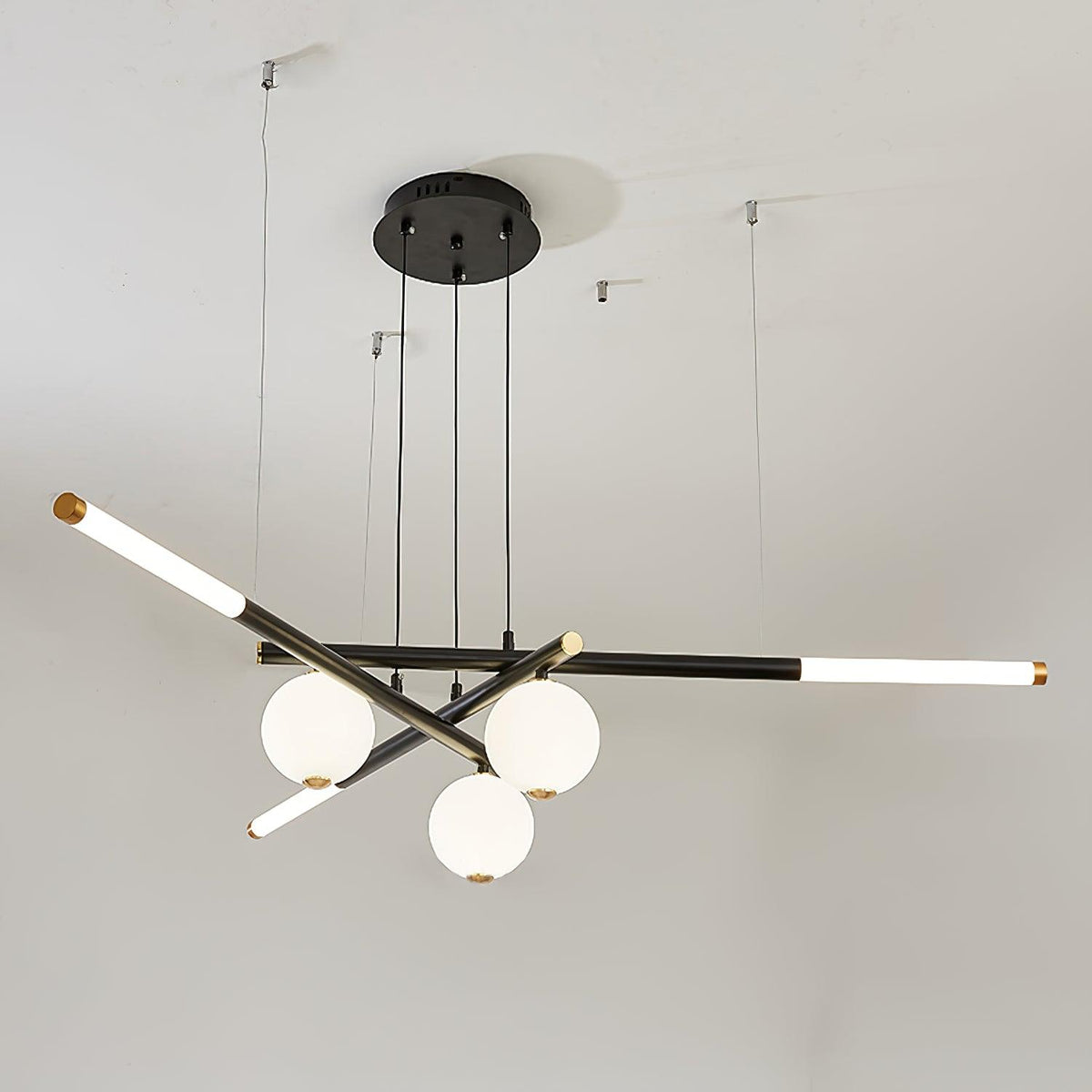 Lustre Mathilde en aluminium – vue 19