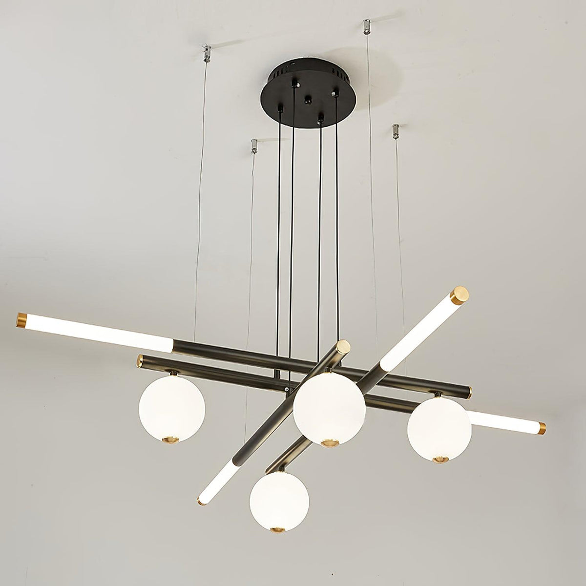 Lustre Mathilde en aluminium – vue 6