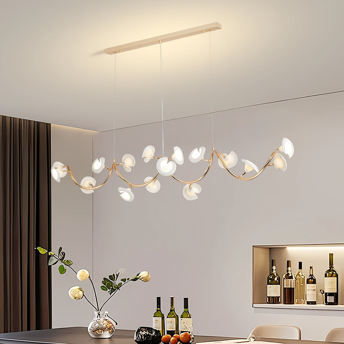 Lustre Escale en céramique et fer – vue 20