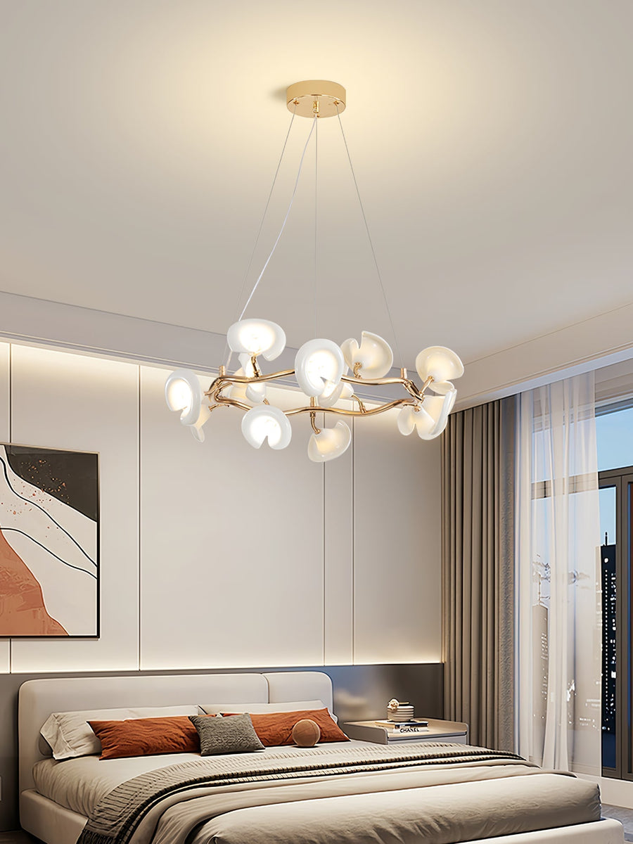 Lustre Escale en céramique et fer – vue 2