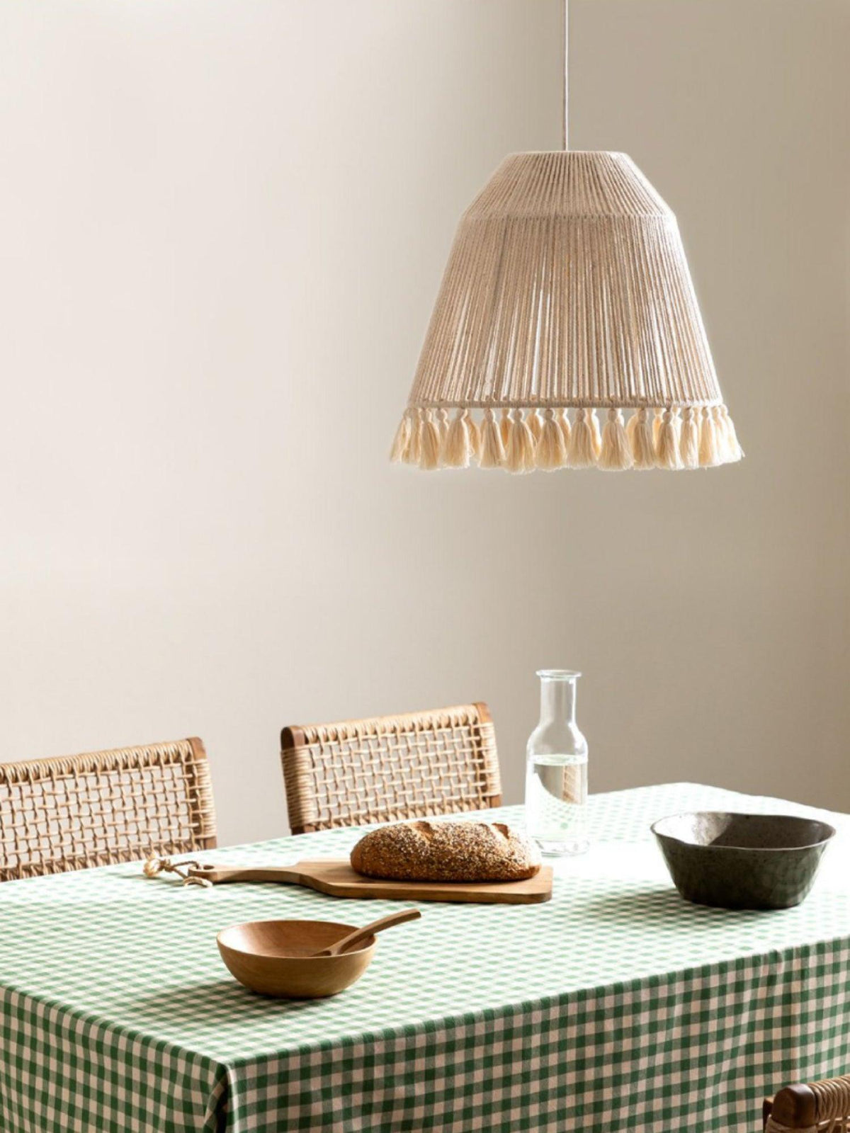 Suspension Magnolia en jute – vue 18