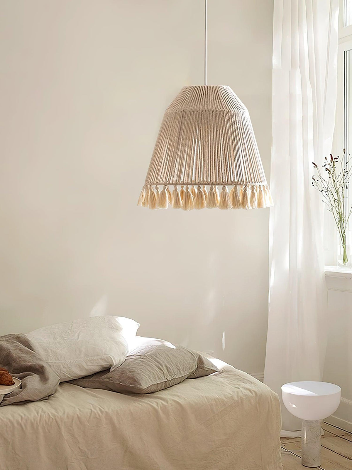 Suspension Magnolia en jute – vue 20