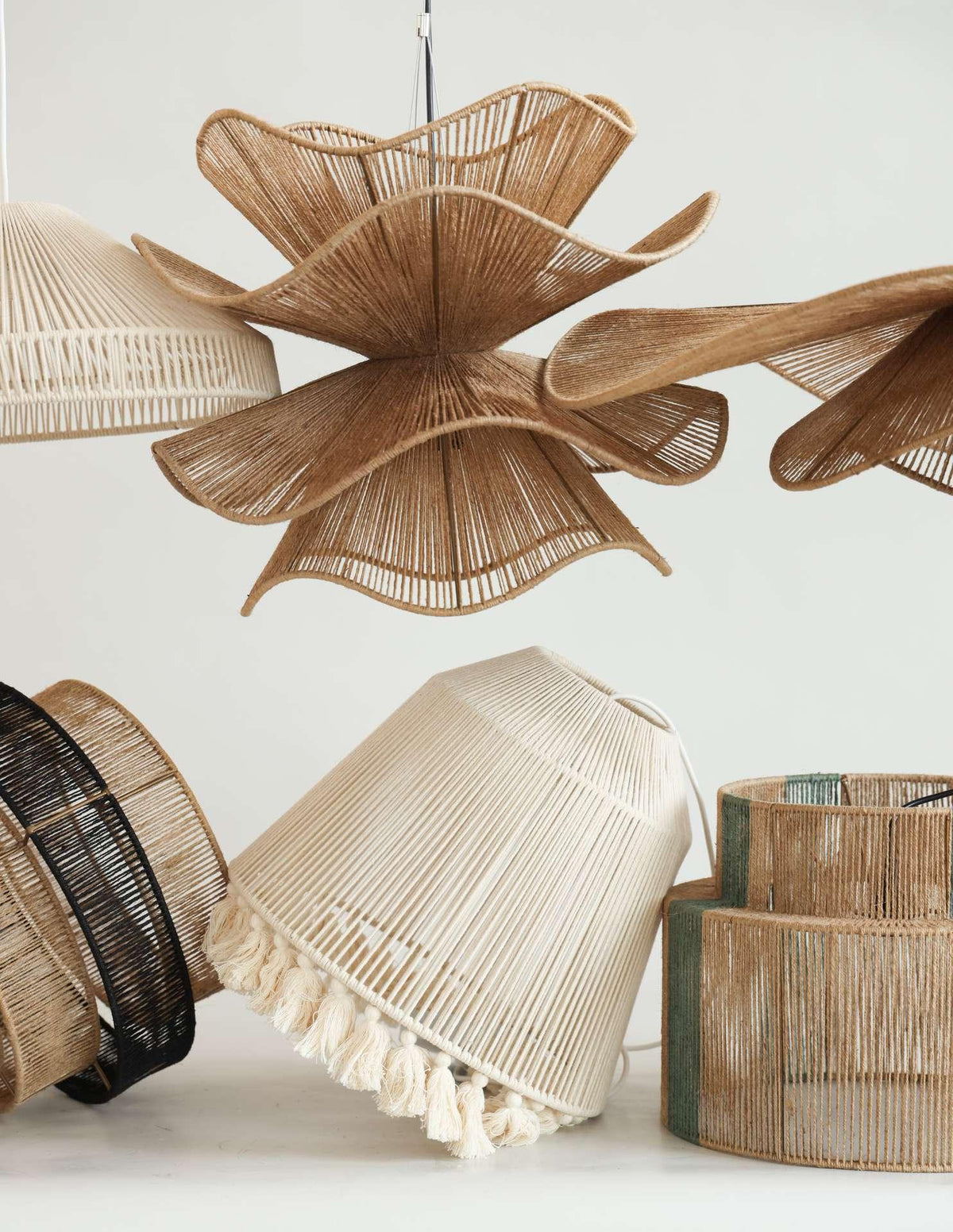 Suspension Magnolia en jute – vue 21