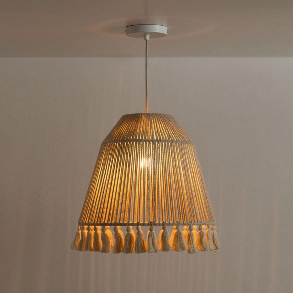 Suspension Magnolia en jute – vue 22