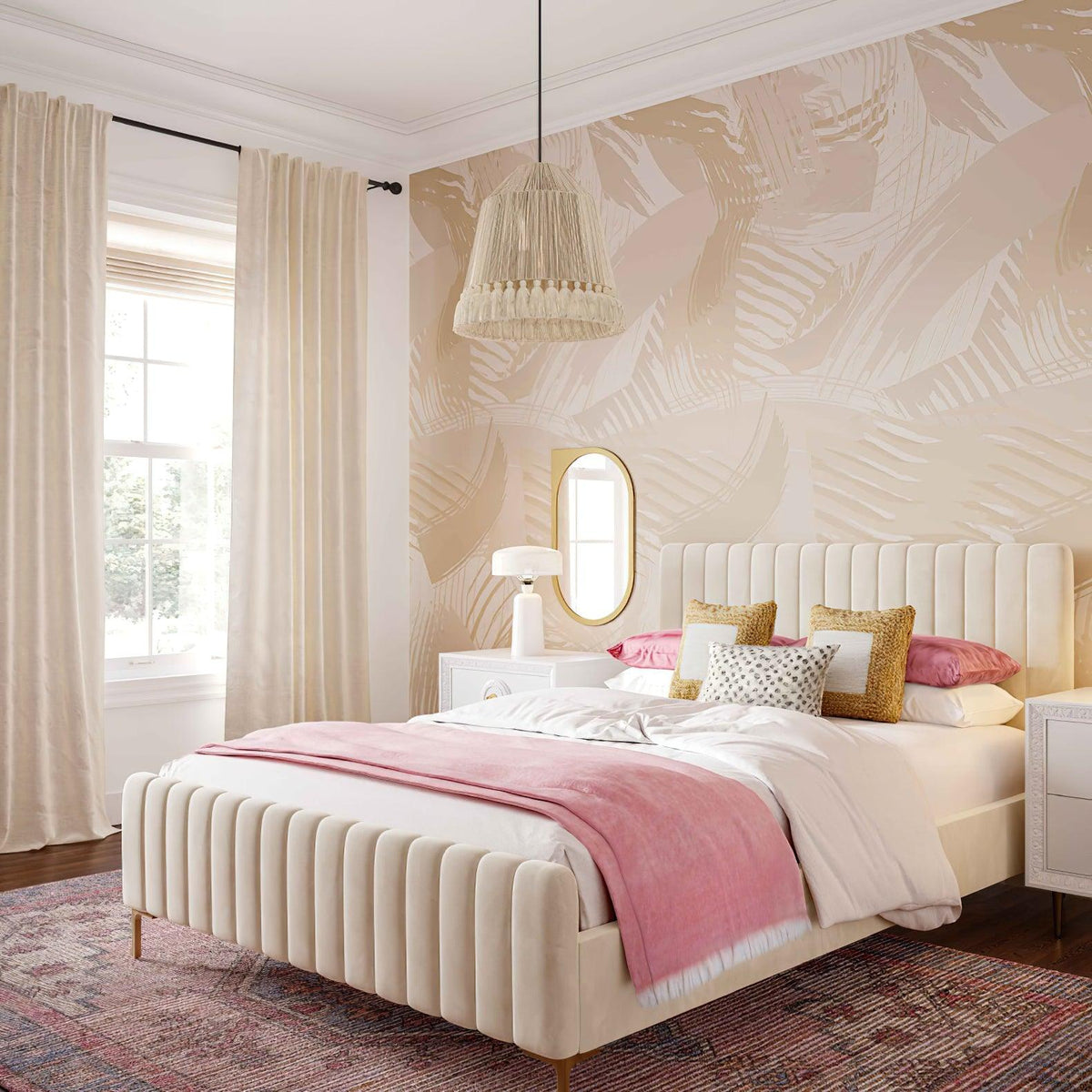 Suspension Magnolia en jute – vue 11