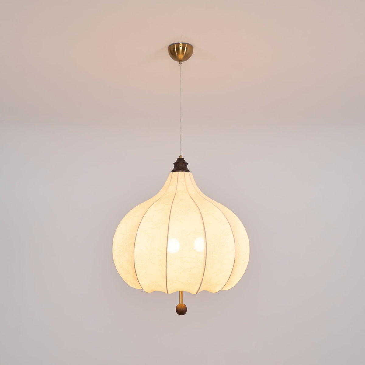 Suspension Azurine en bois et tissu – vue 26
