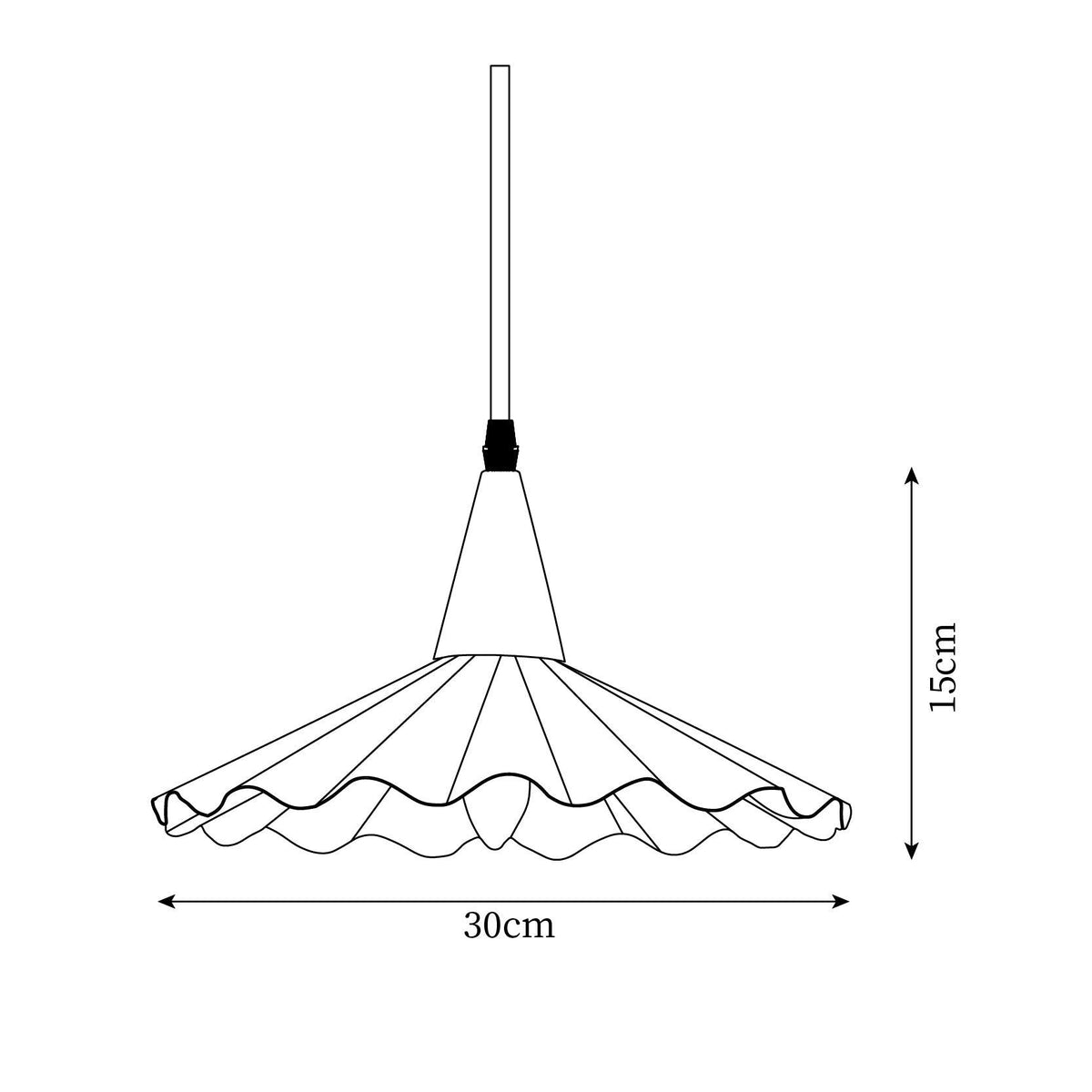 Suspension Moisson en céramique – vue 9