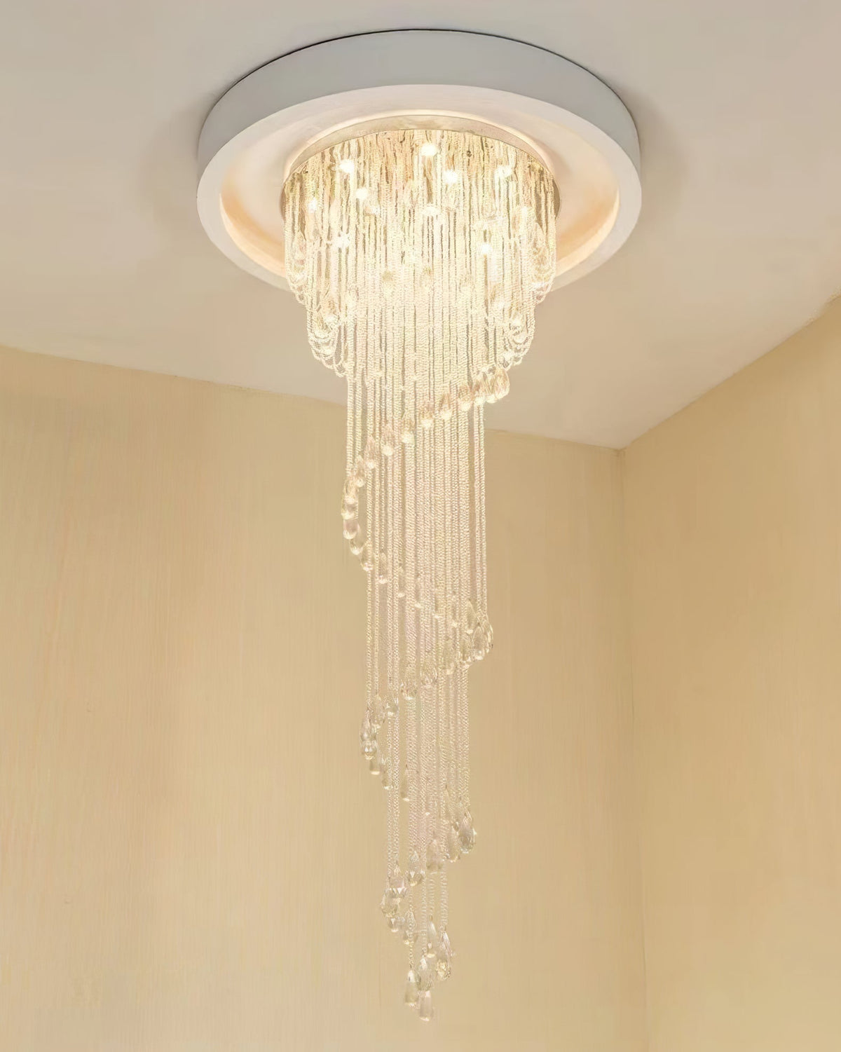 Lustre Rubis en cristal et métal – vue 23