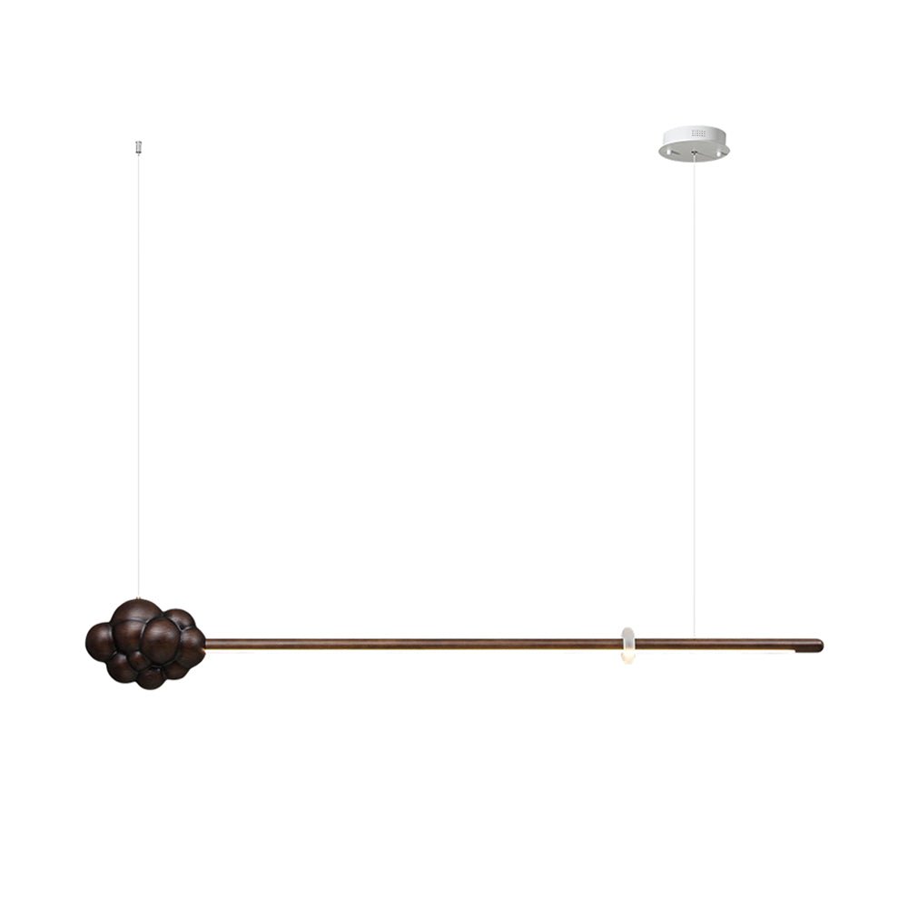 Lustre Léonie en bois et métal – vue 16