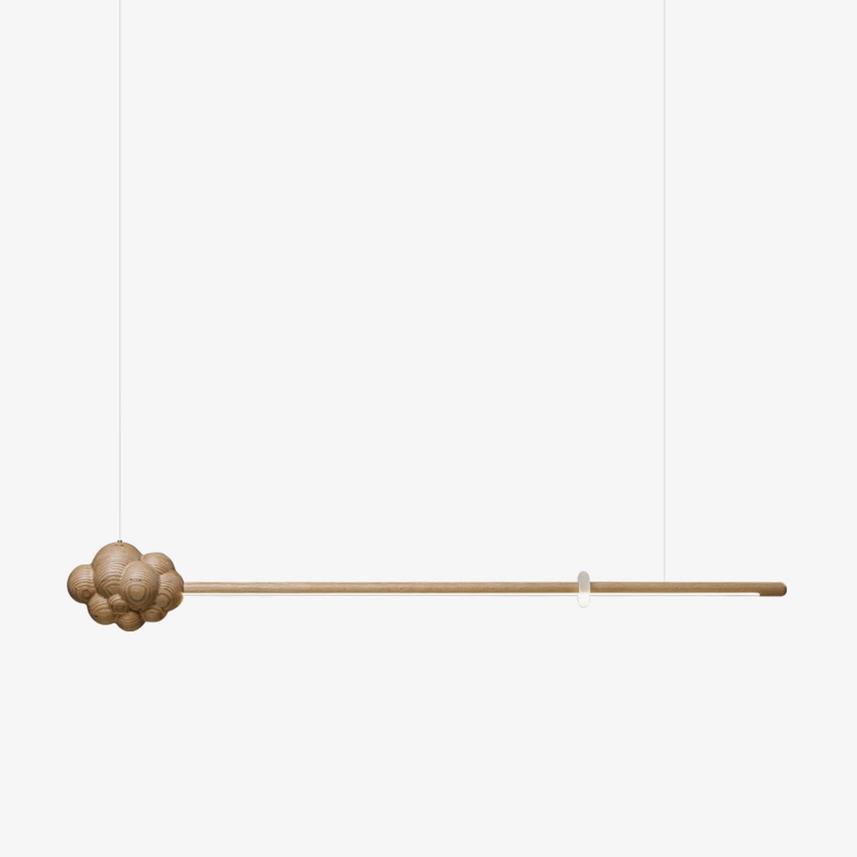Lustre Léonie en bois et métal – vue 18
