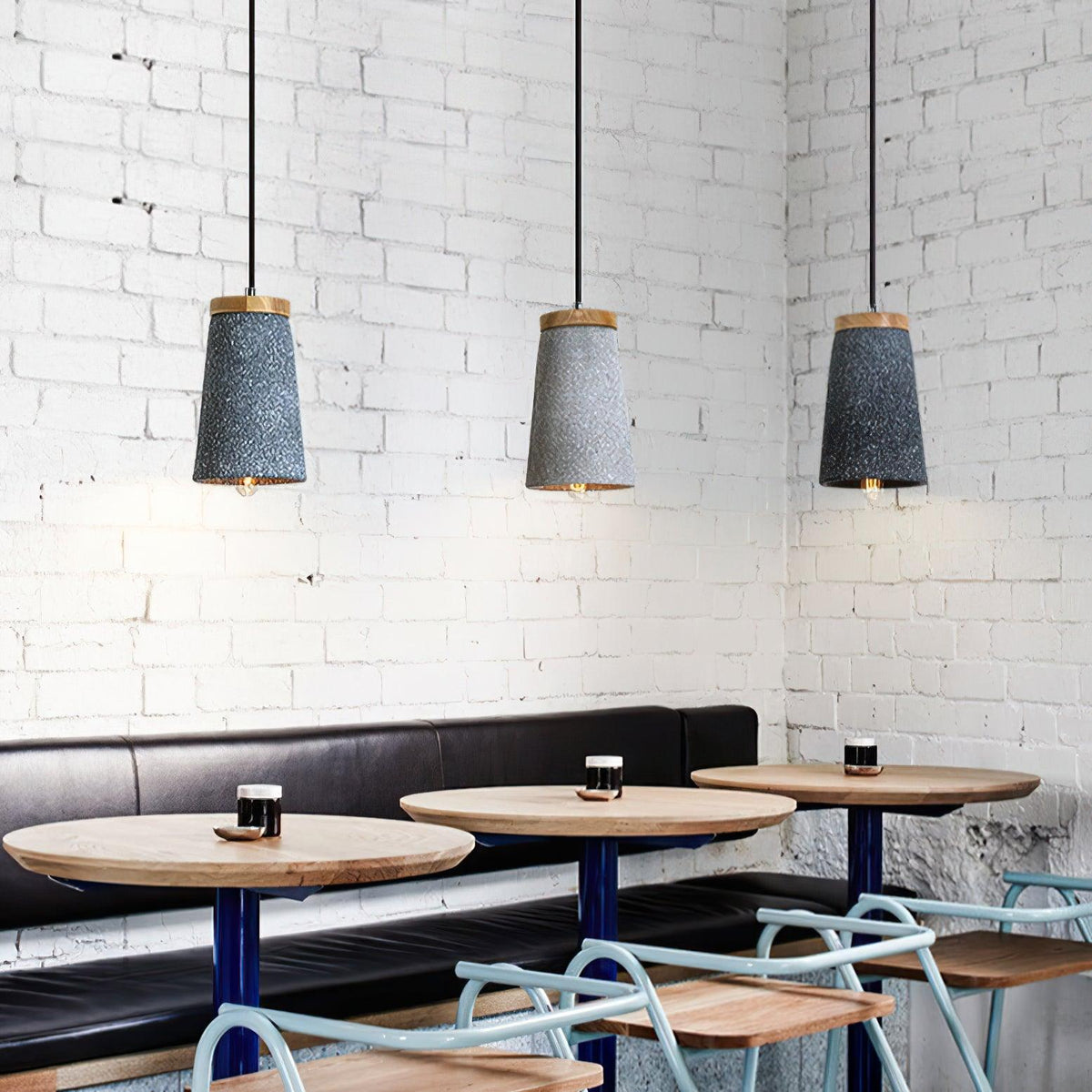 Suspension Flamme en bois – vue 23