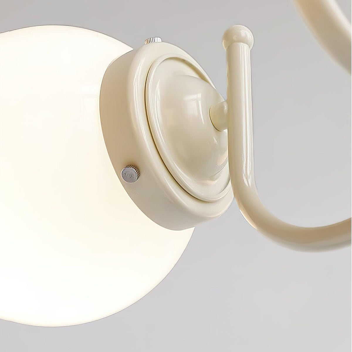 Lustre Loriot en verre et métal – vue 29