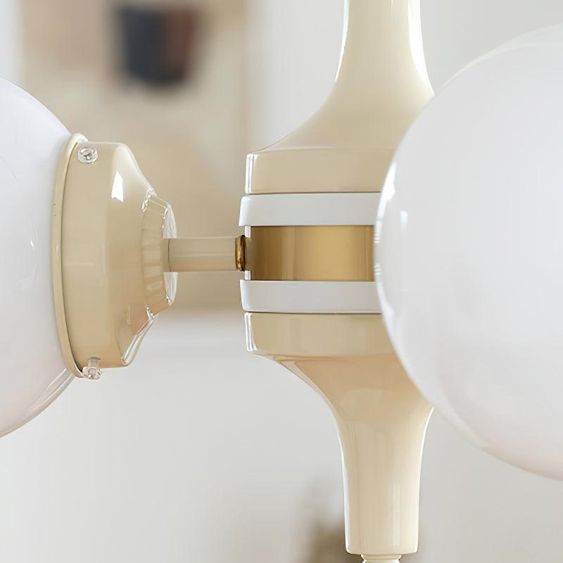 Lustre Loriot en verre et métal – vue 28