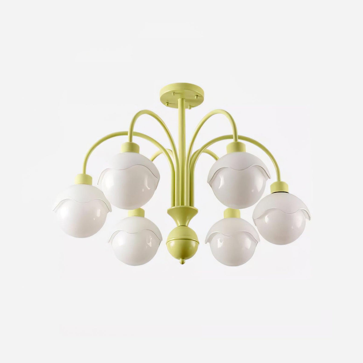 Lustre Euterpe en verre et métal – vue 22