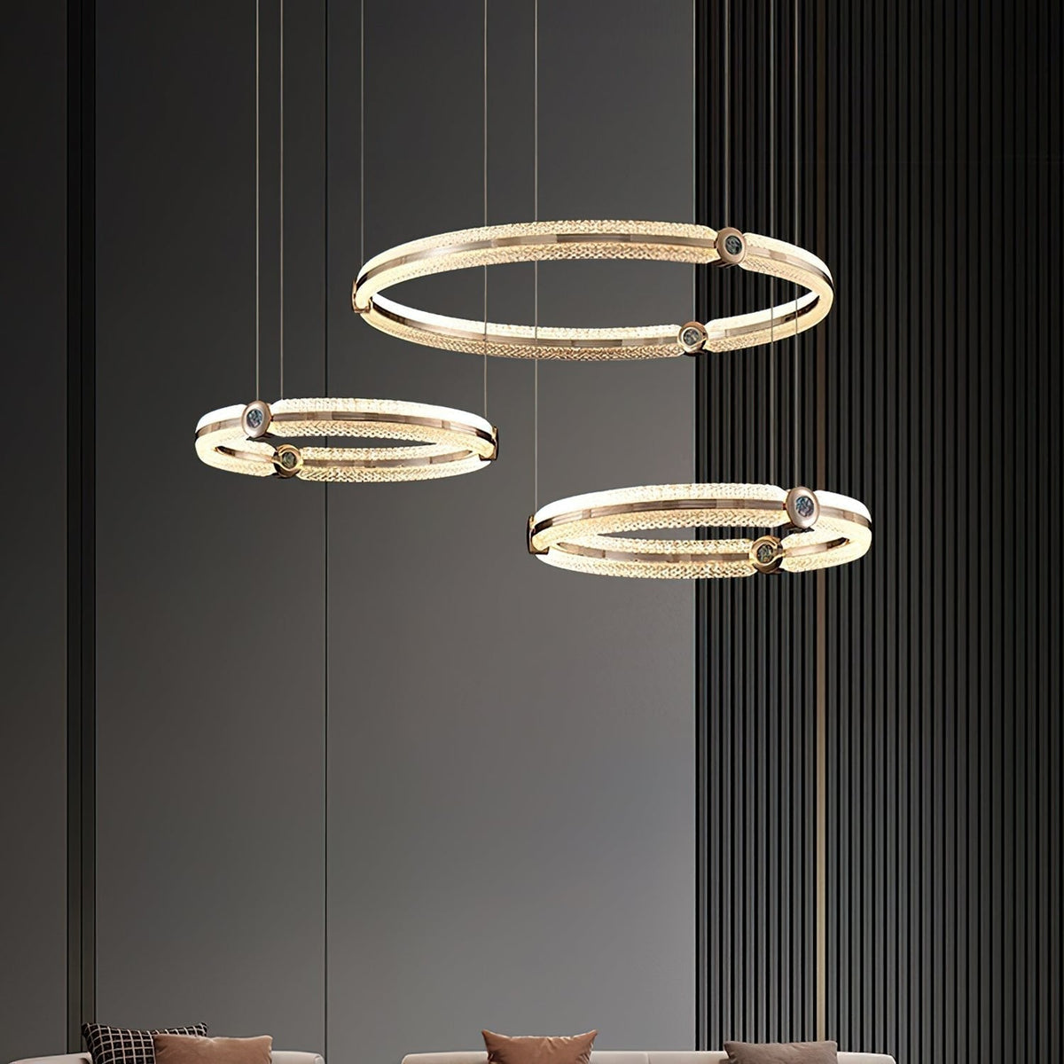 Lustre Estival en aluminium – vue 4