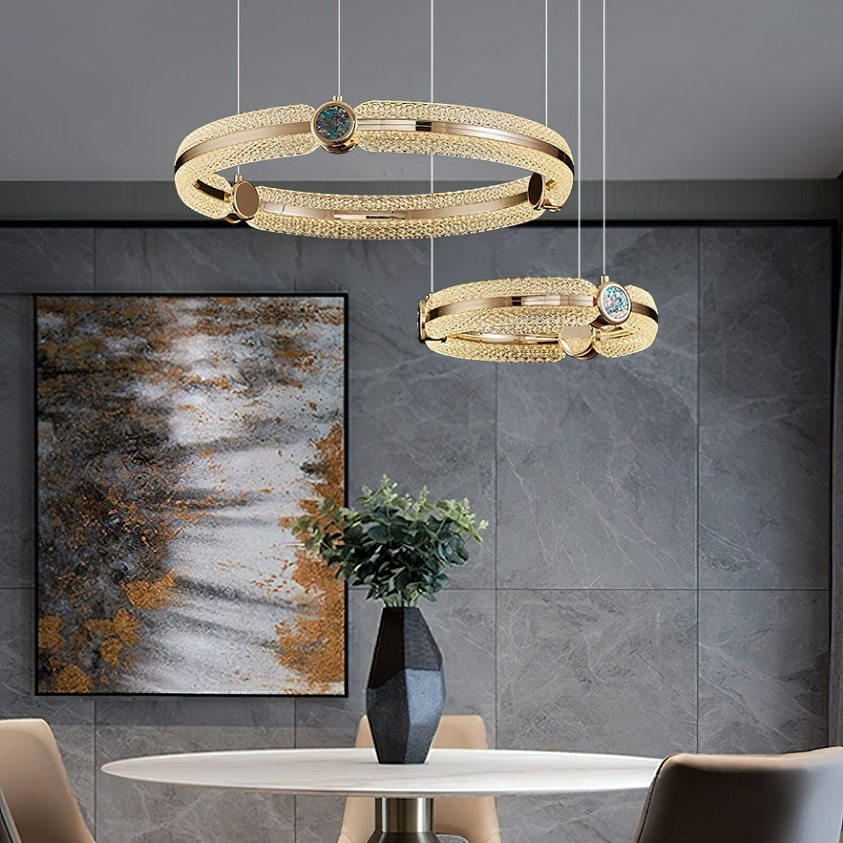 Lustre Estival en aluminium – vue 5