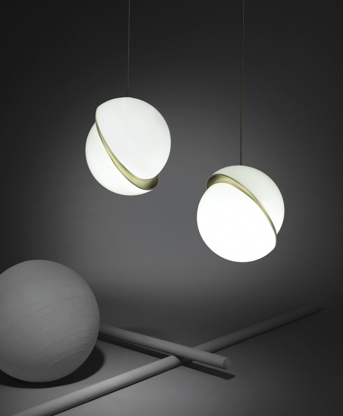 Suspension Amarre en verre et laiton – vue 37