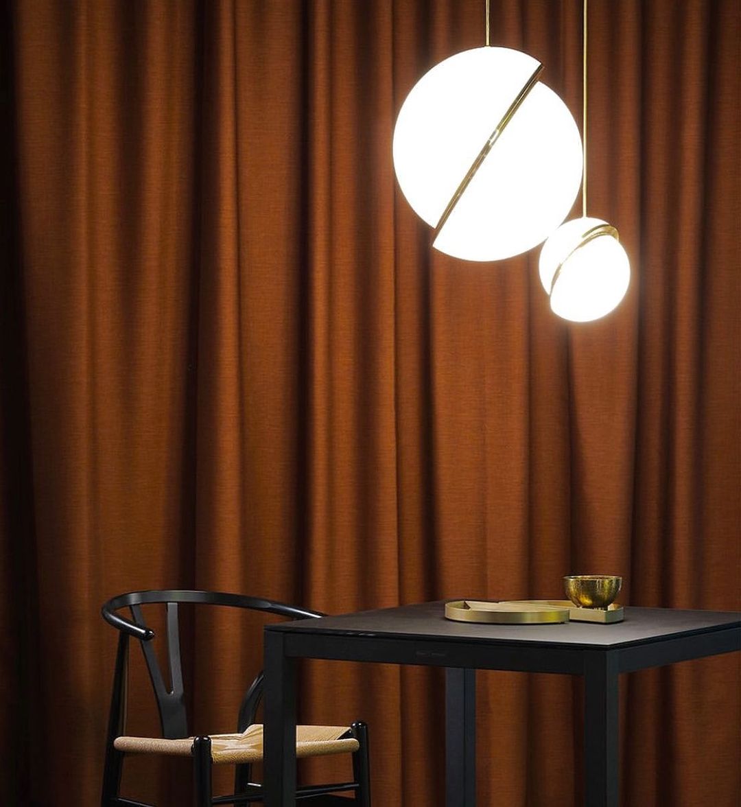 Suspension Amarre en verre et laiton – vue 49