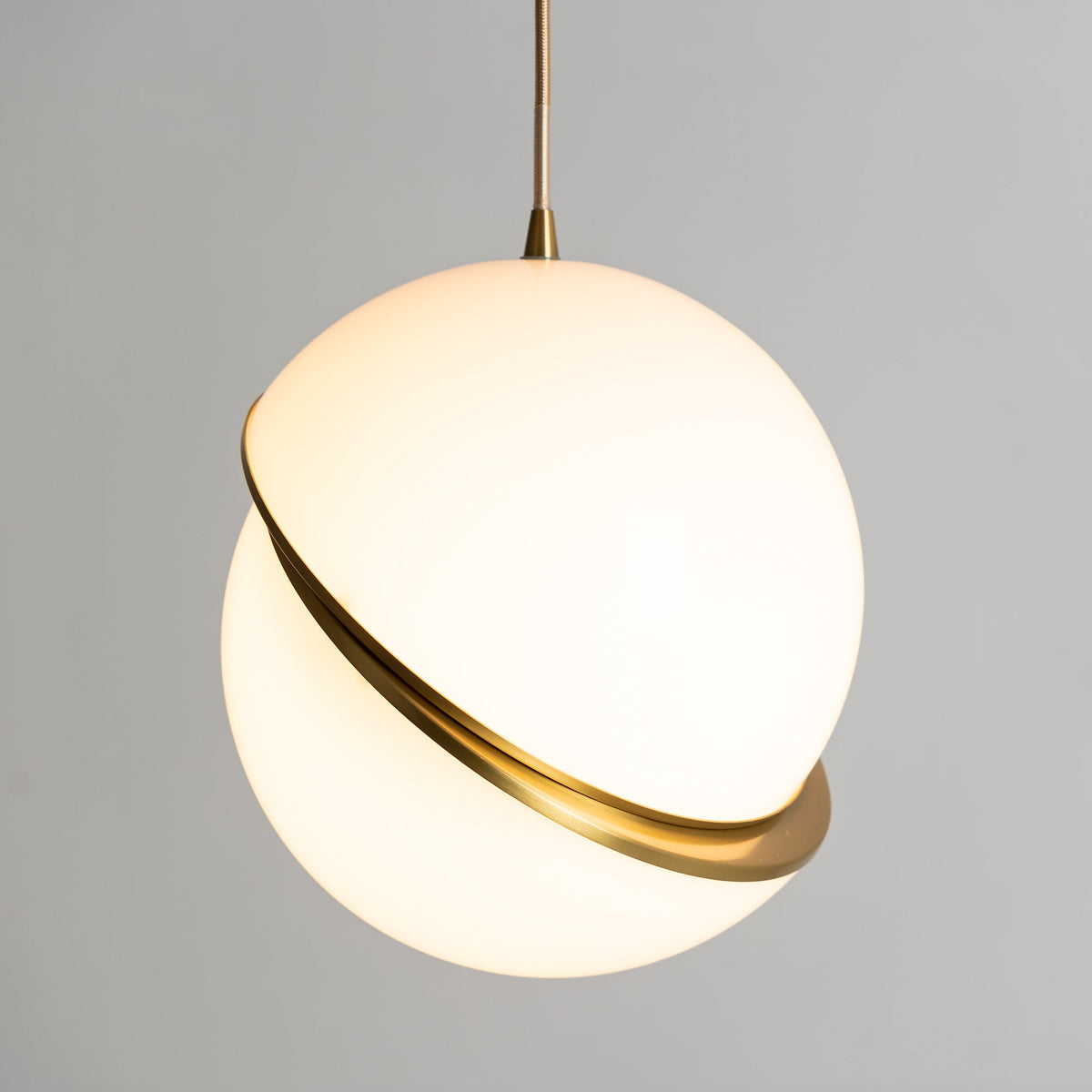 Suspension Amarre en verre et laiton – vue 22