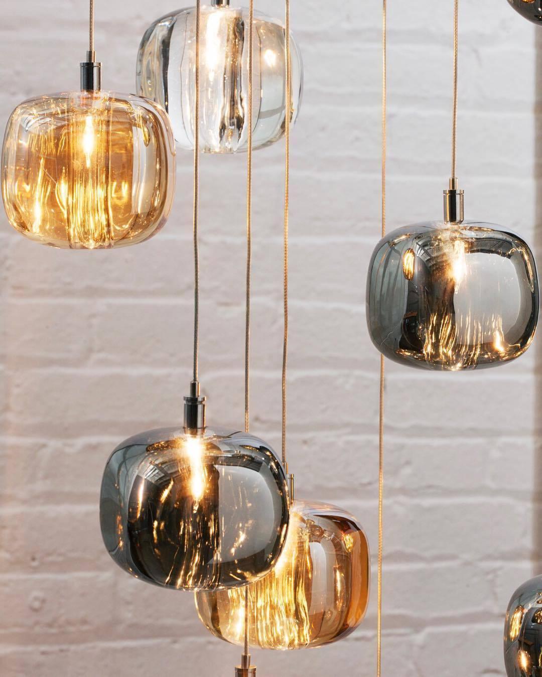 Suspension Verveine en cristal et fer – vue 20