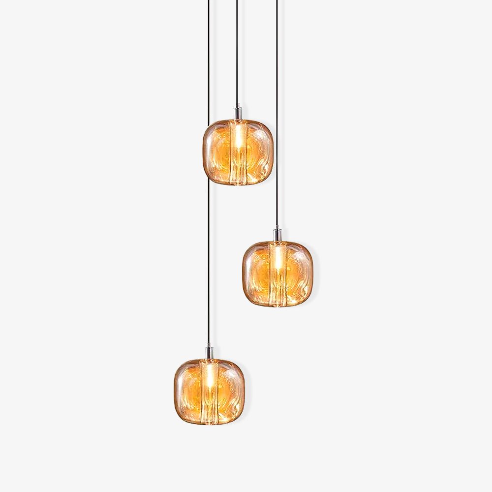 Suspension Verveine en cristal et fer – vue 37
