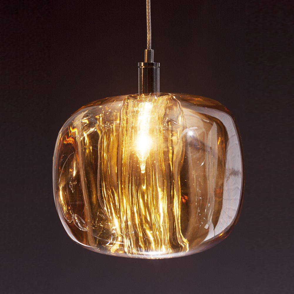 Suspension Verveine en cristal et fer – vue 74