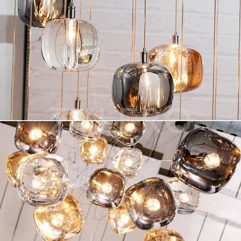 Suspension Verveine en cristal et fer – vue 79