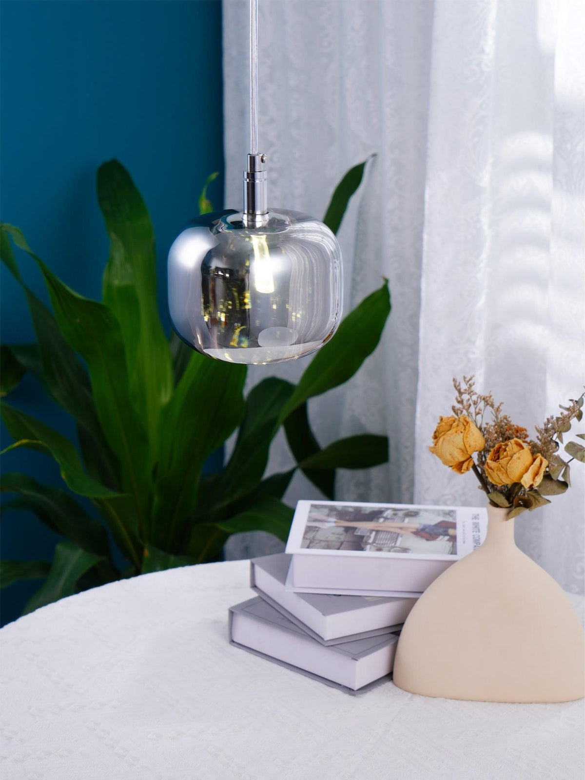 Suspension Verveine en cristal et fer – vue 19