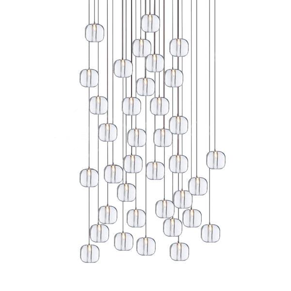 Suspension Verveine en cristal et fer – vue 86