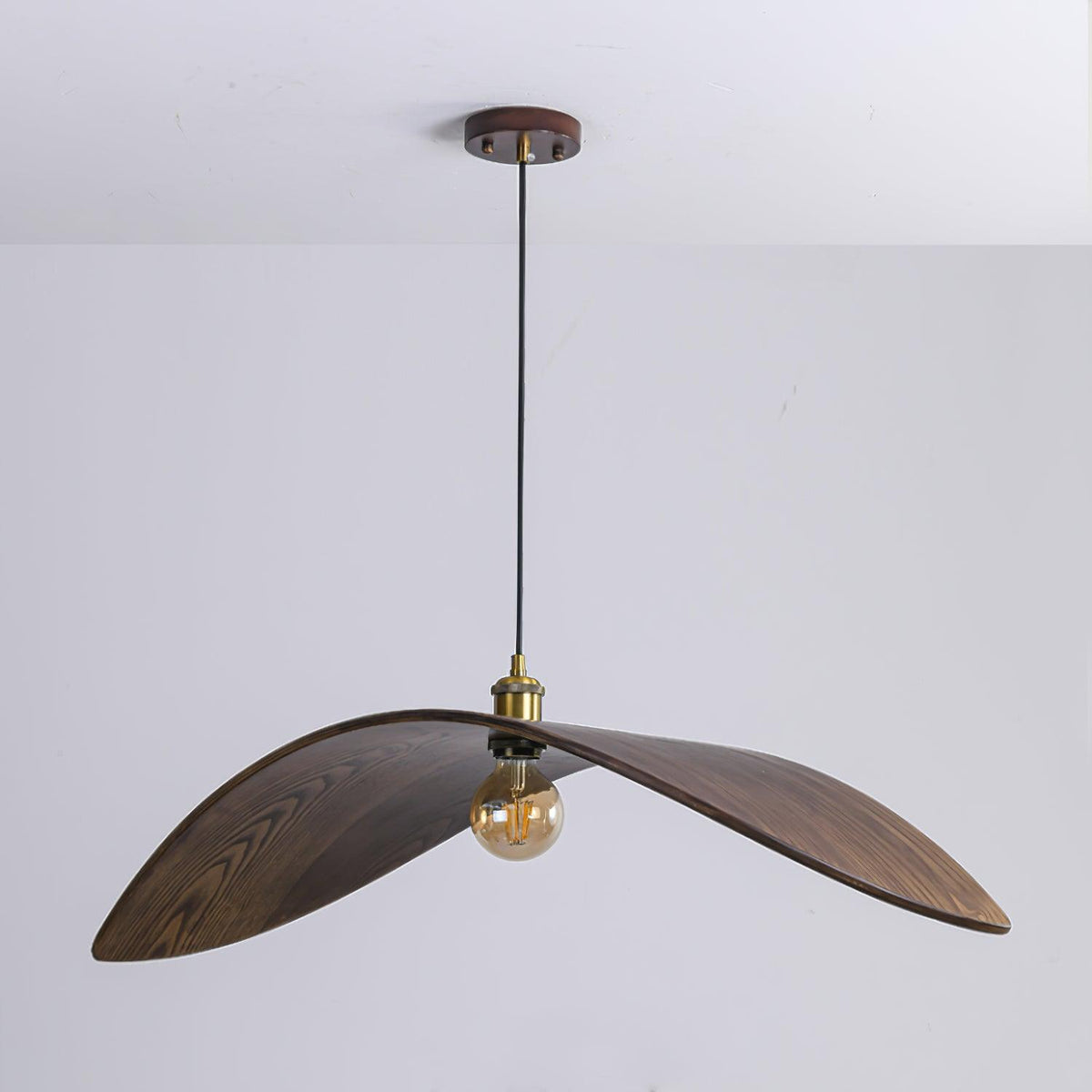 Suspension Morgane en bois et fer – vue 14