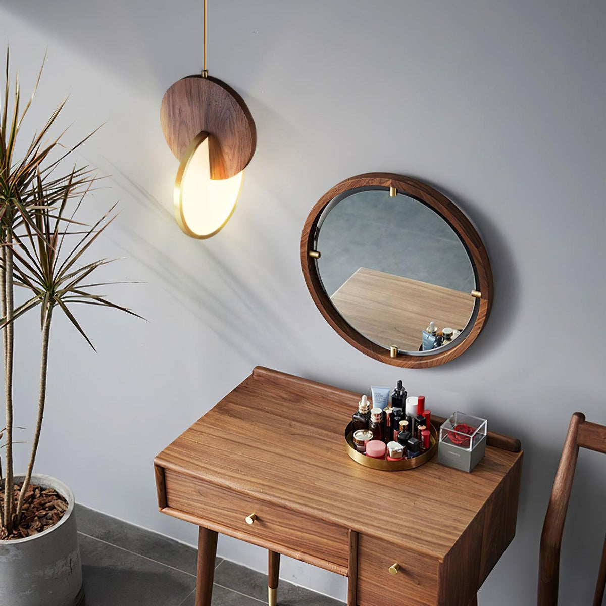 Suspension Ophélie en bois et métal – vue 32