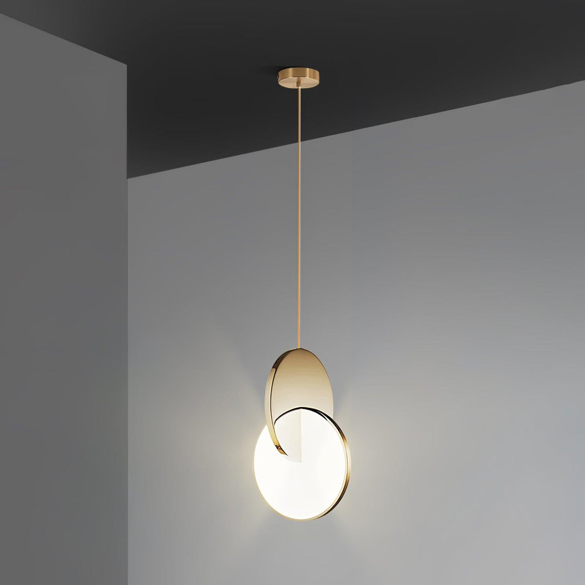 Suspension Ophélie en bois et métal – vue 33