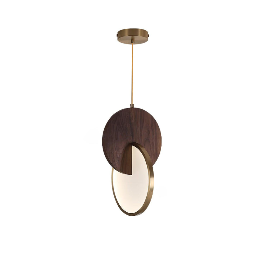 Suspension Ophélie en bois et métal – vue 5
