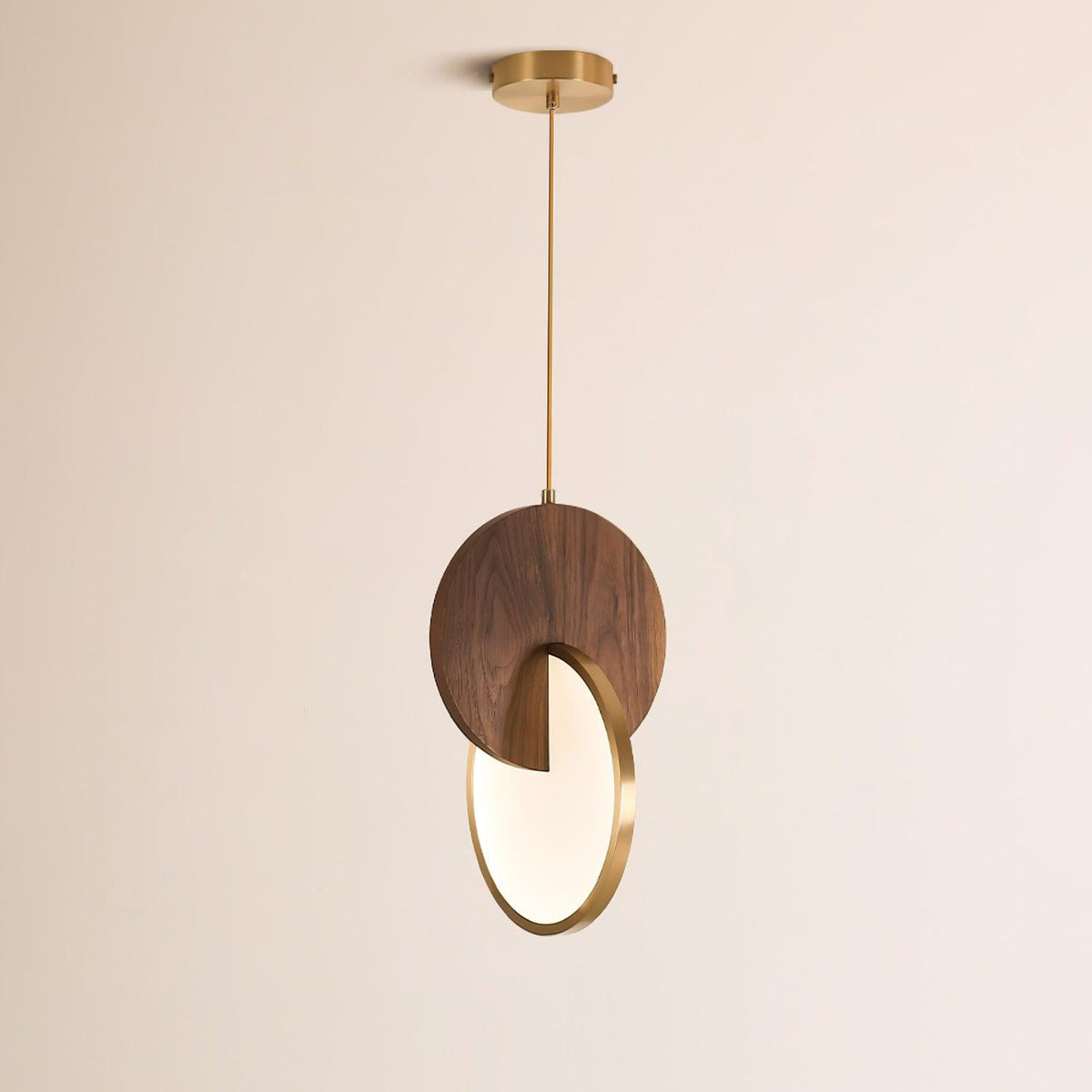 Suspension Ophélie en bois et métal – vue 31