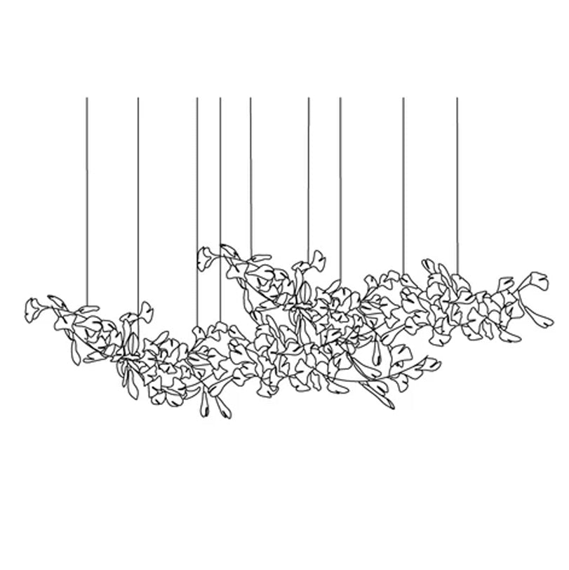 Lustre Castille en céramique et métal – vue 4