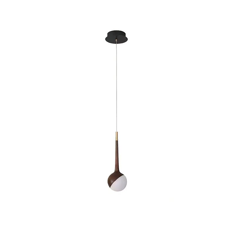 Lustre Corinne en bois et métal – vue 17