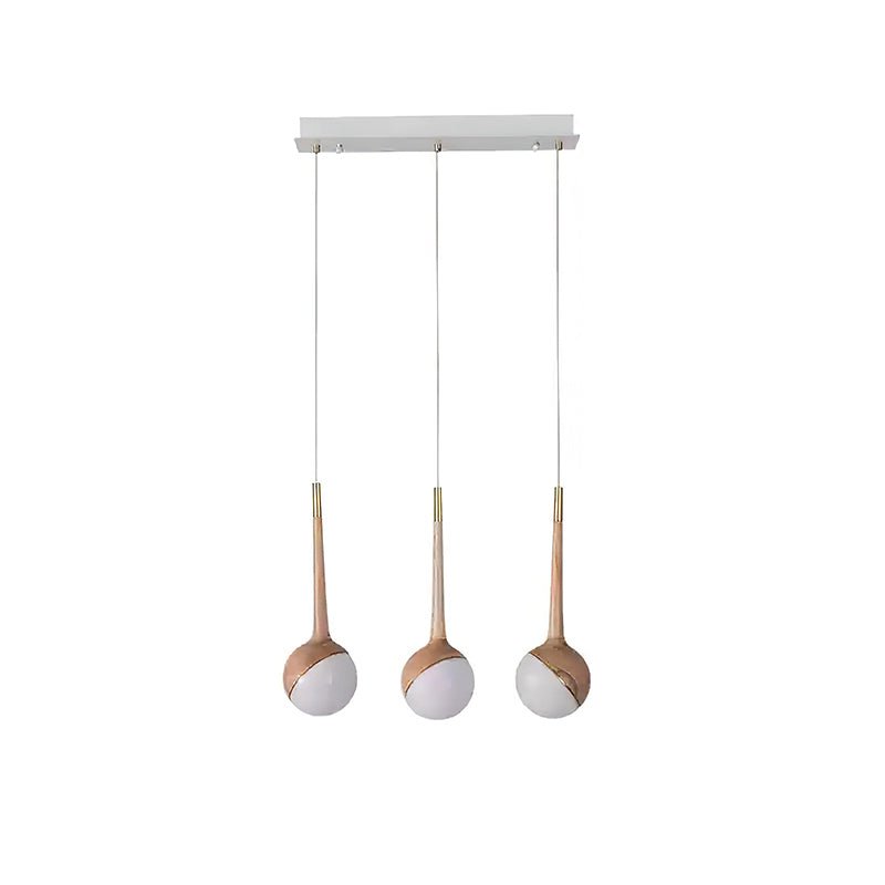 Lustre Corinne en bois et métal – vue 22