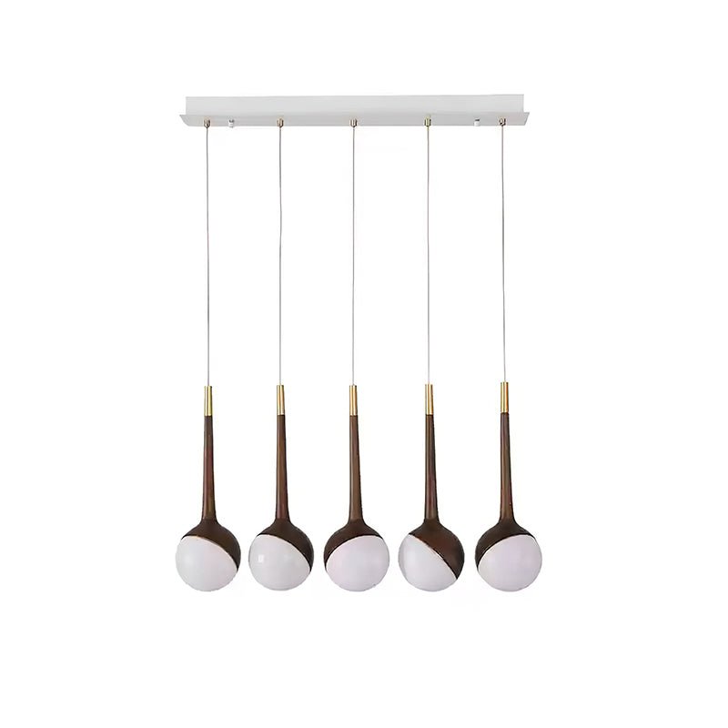 Lustre Corinne en bois et métal – vue 33
